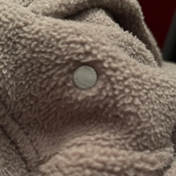 All Saints Clayton Fleece Tan Lightweight Jacket - Picture 6 of 15